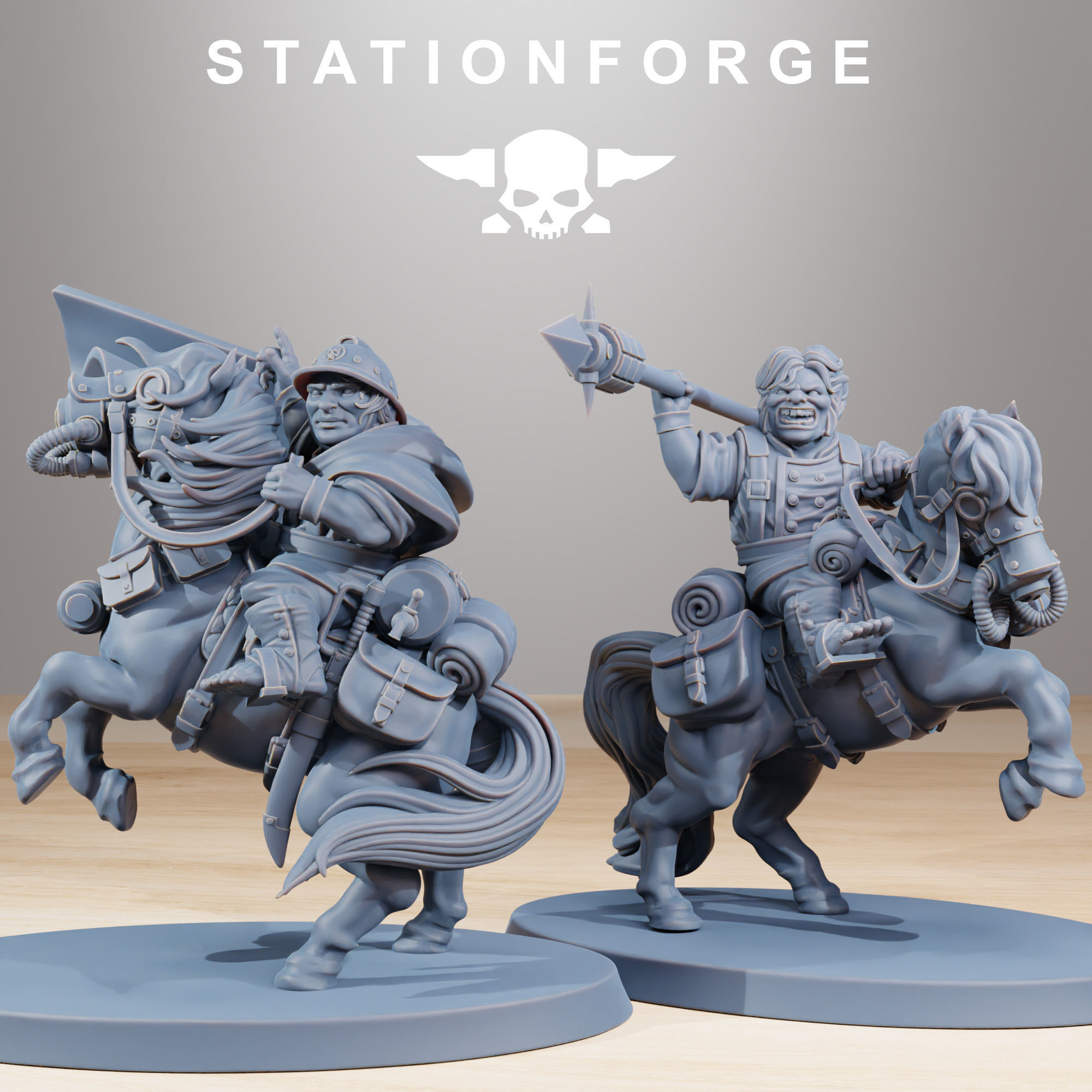 GrimGuard Pony Cavalry  3D print model_3