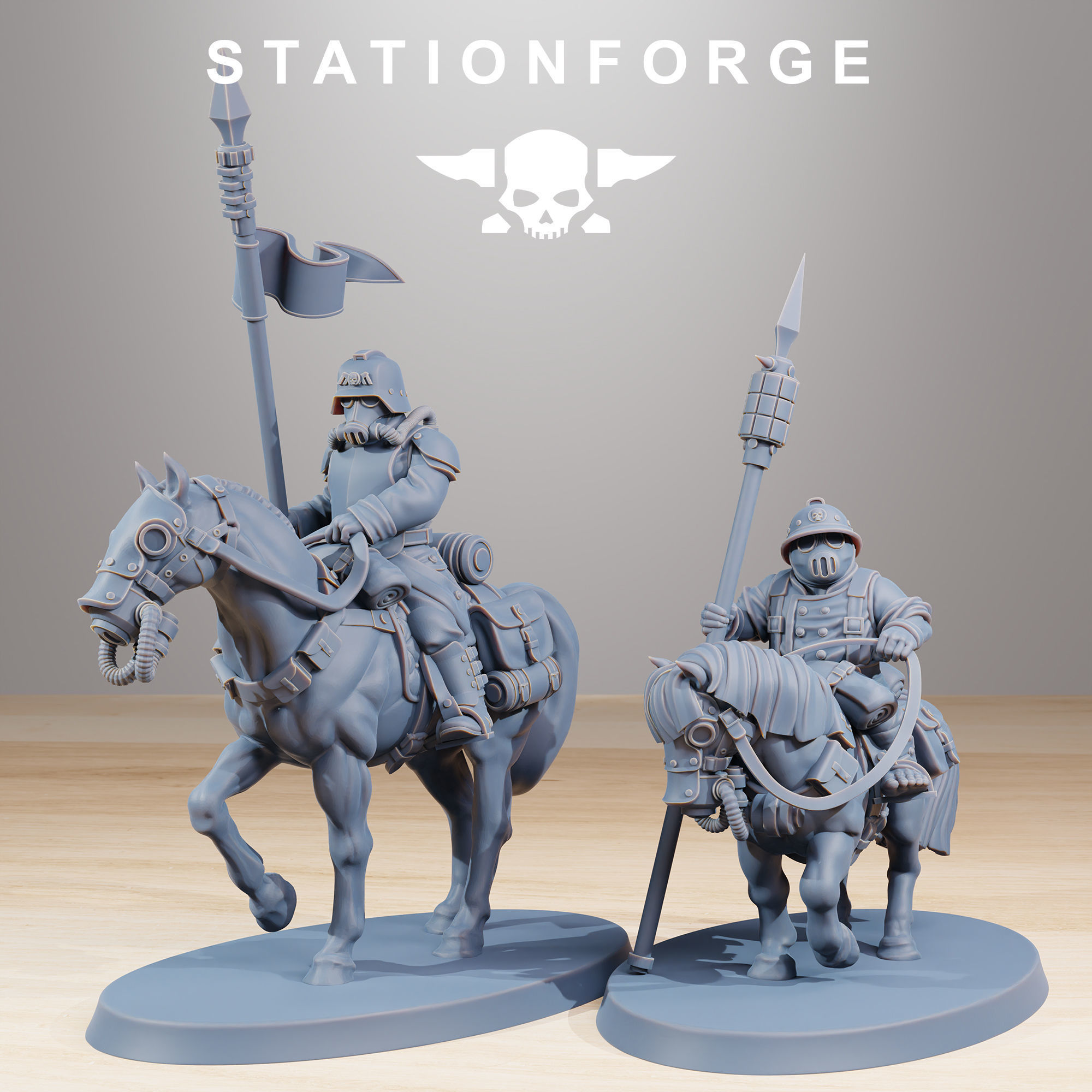 GrimGuard Pony Cavalry  3D print model_1