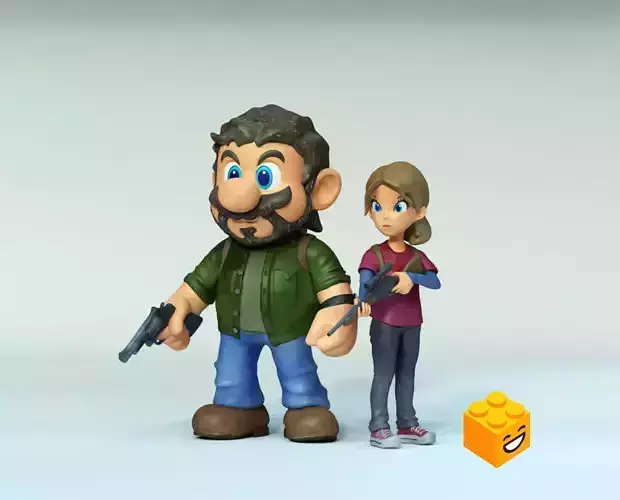 the last of us Mario 3D print model