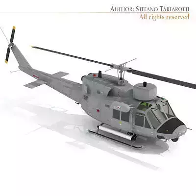 B 212 Navy 3D model