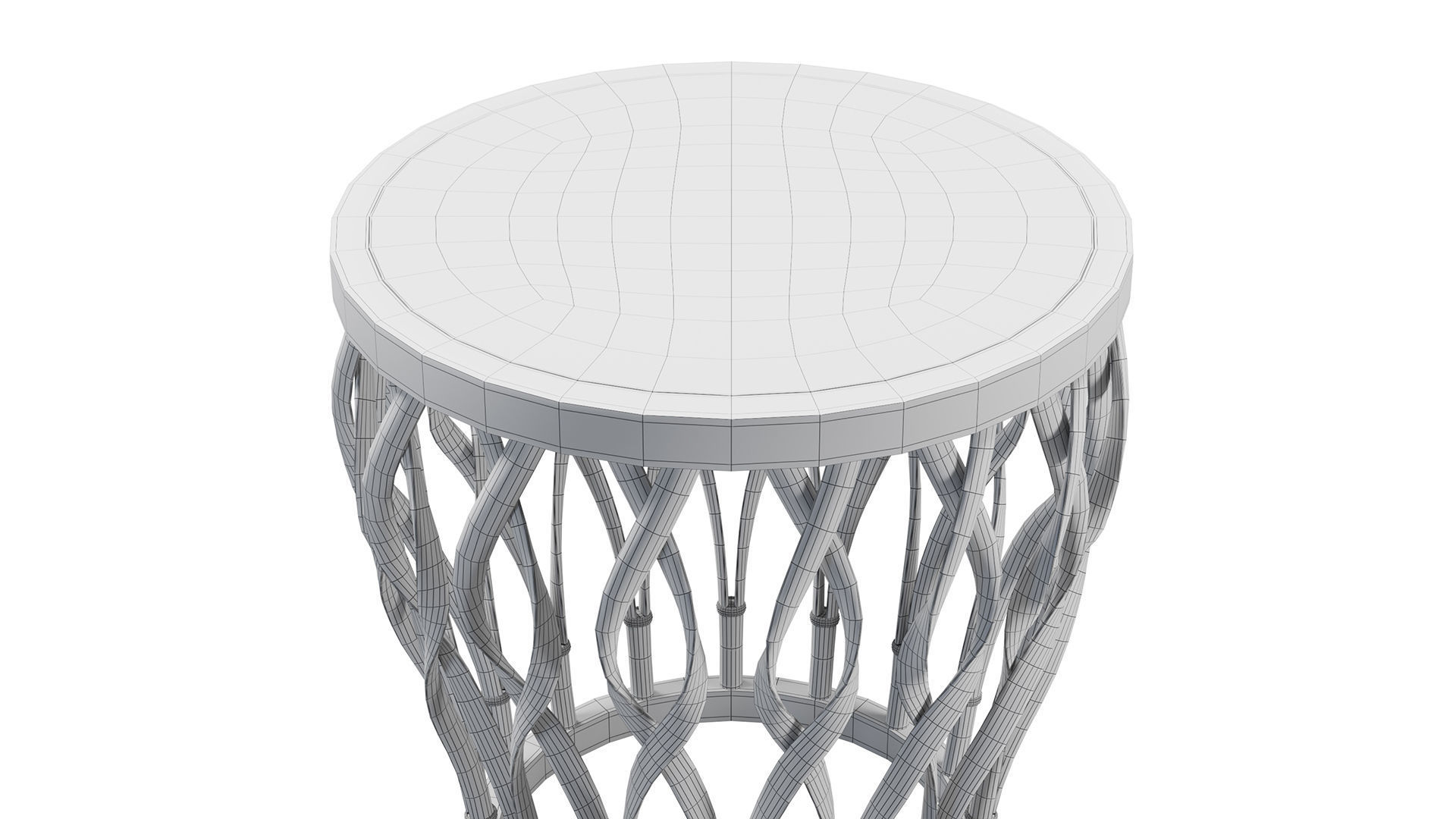 Lincoln Side Table 3D model_3