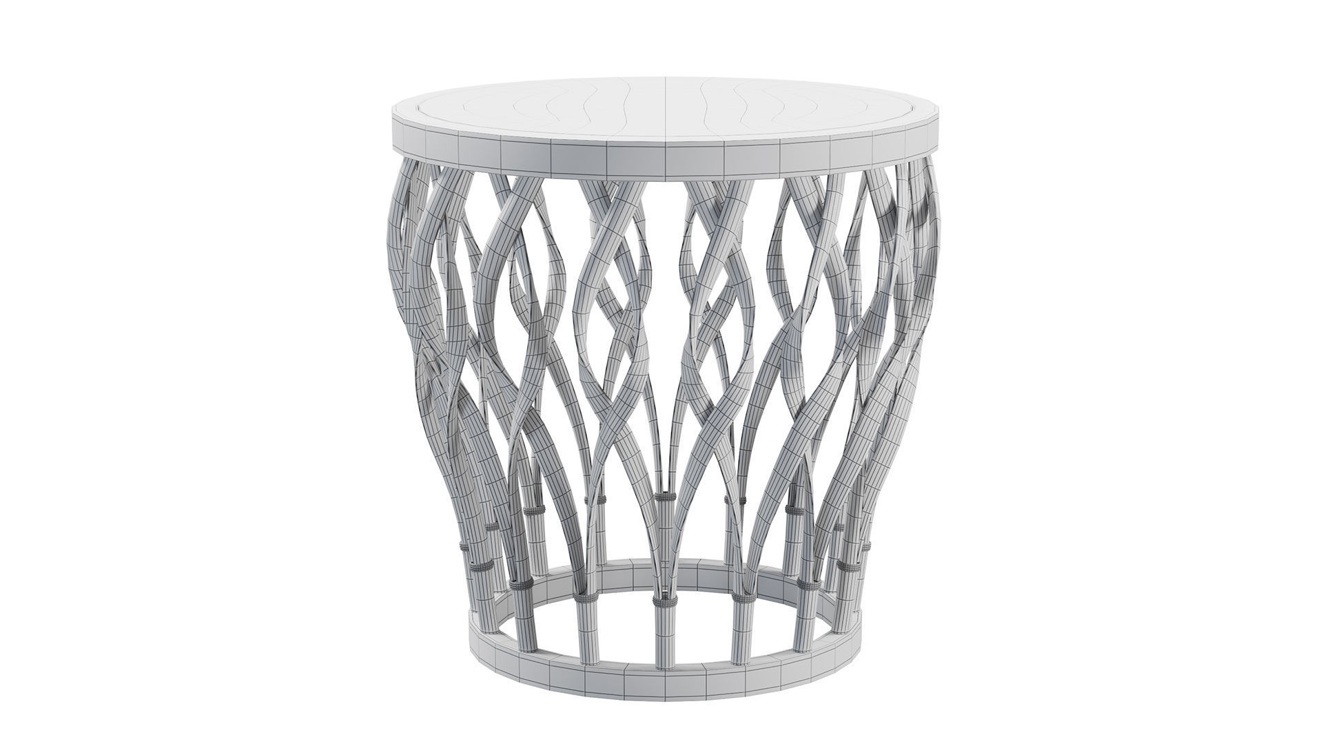 Lincoln Side Table 3D model_1