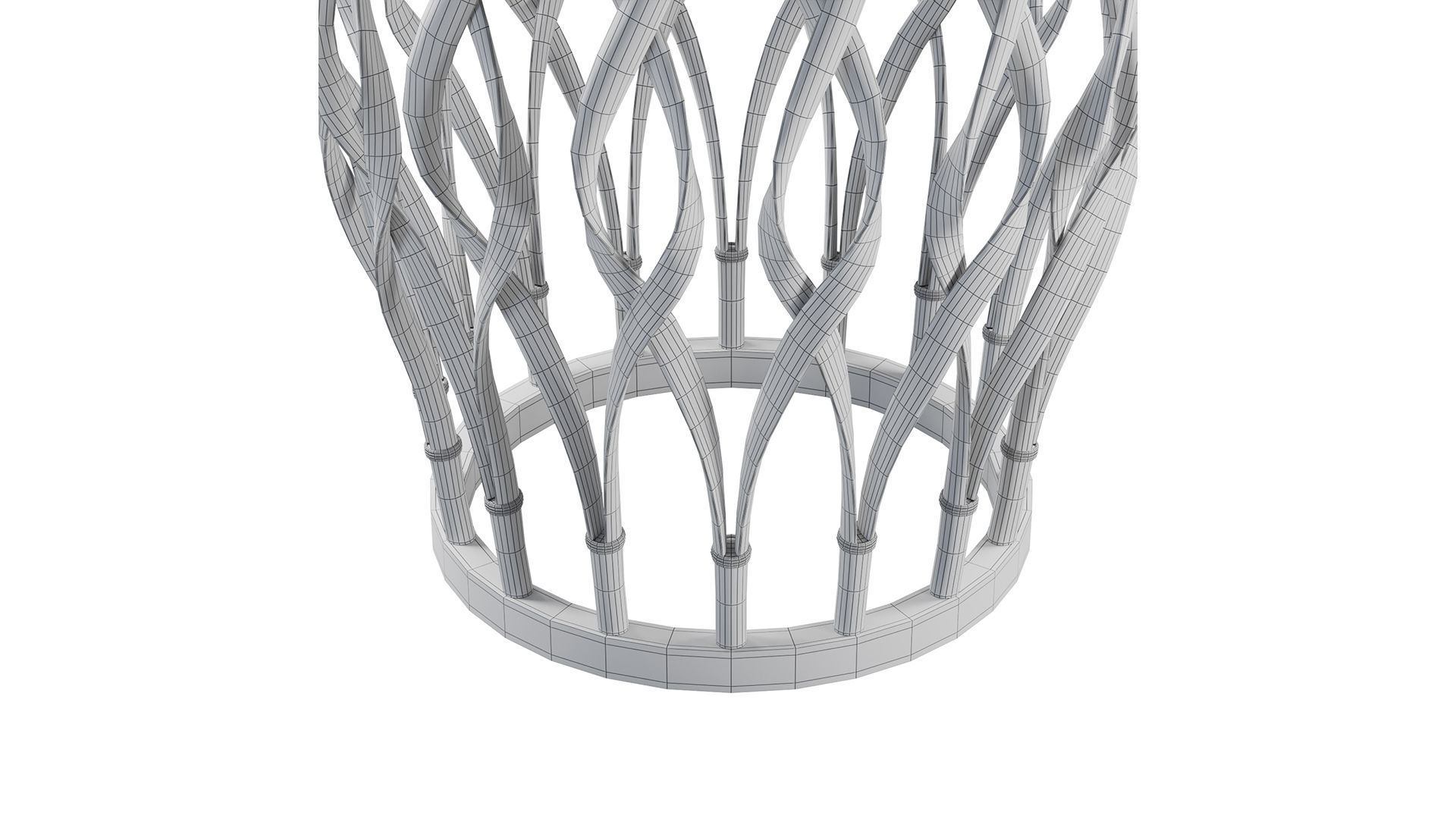 Lincoln Side Table 3D model_5