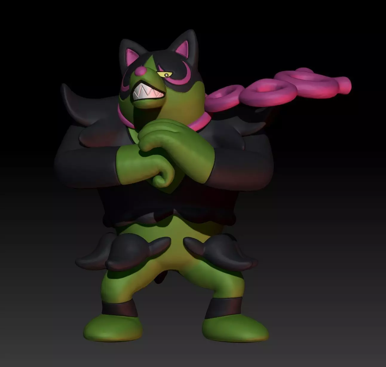 Pokemon Okidogi 3D print model_0