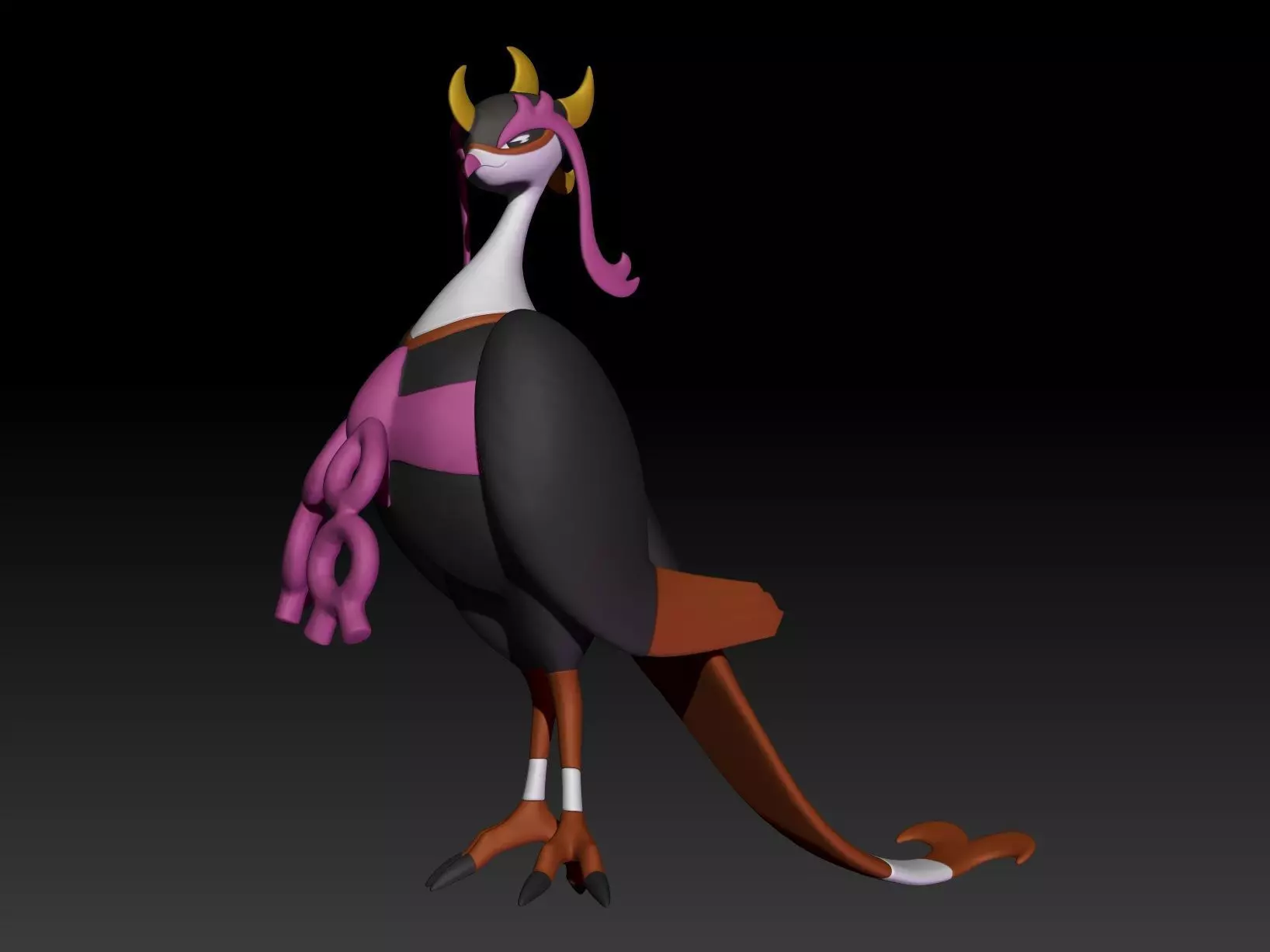 Pokemon Fezandipiti 3D print model