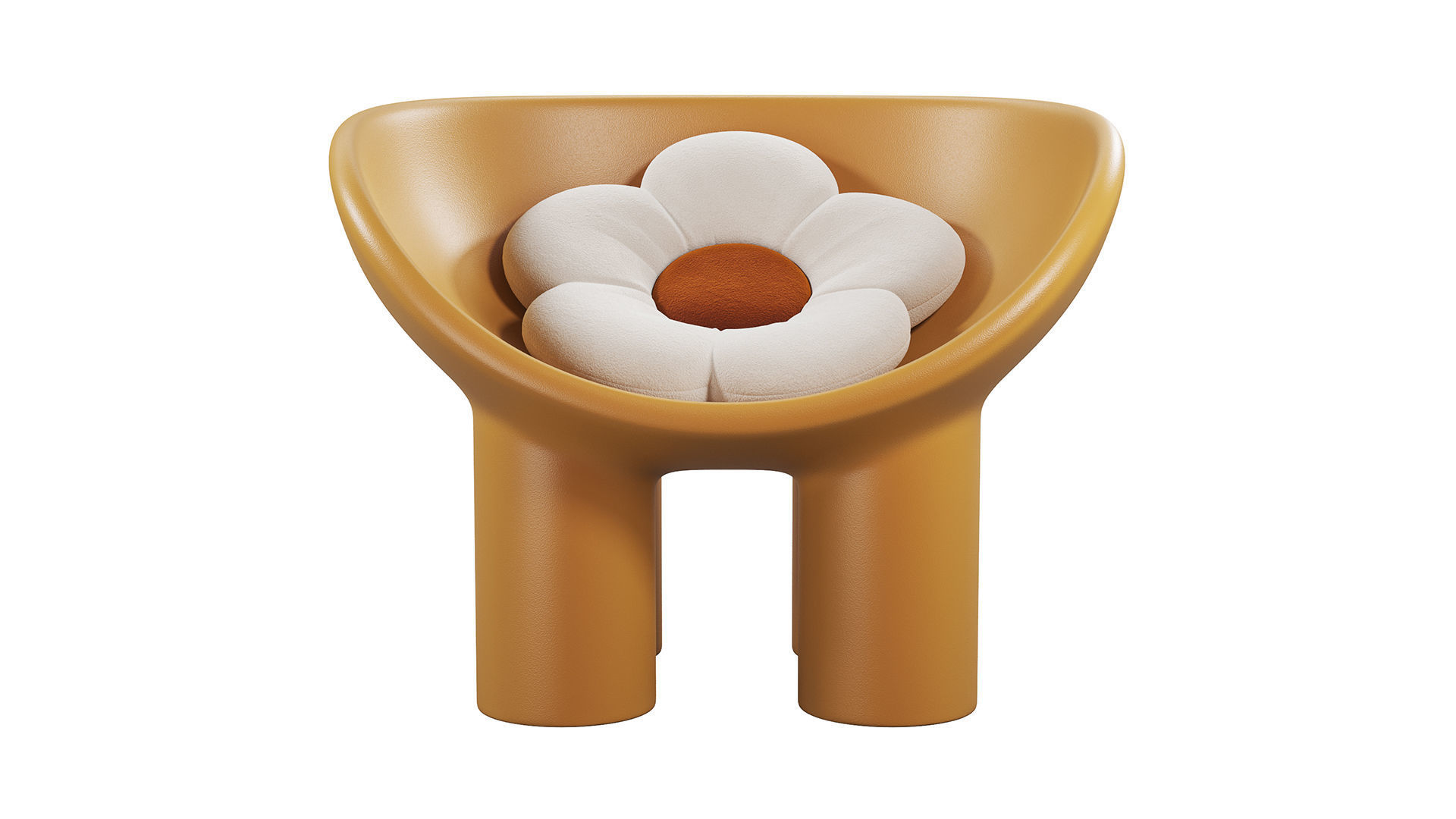 Roly Poly Armchair 3D model_4