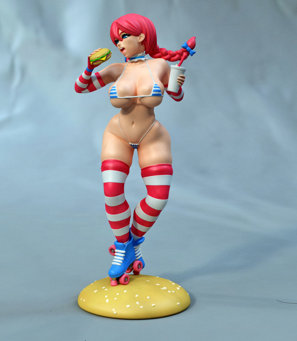 Wendys 3D print model_6