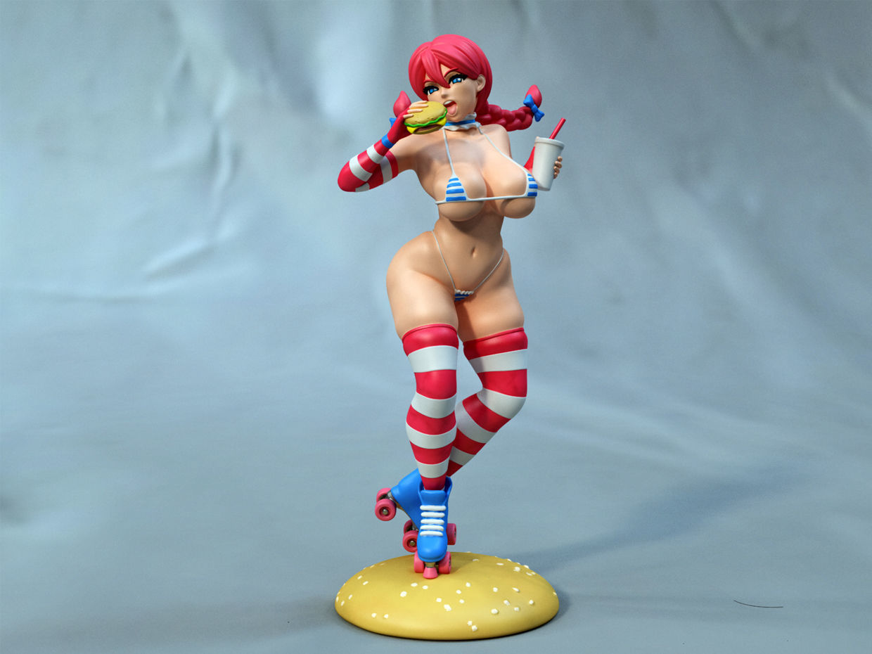 Wendys 3D print model_7