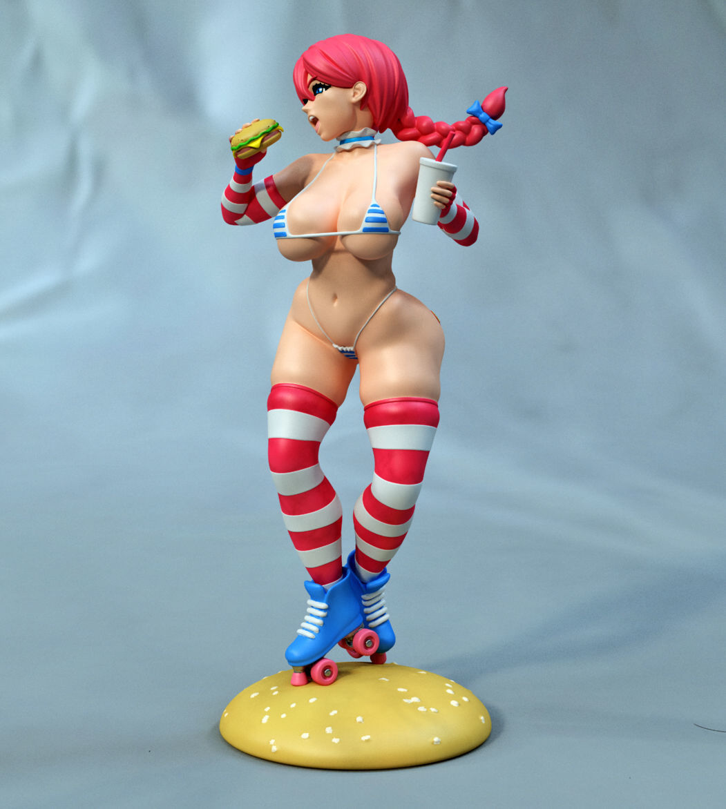 Wendys 3D print model_5