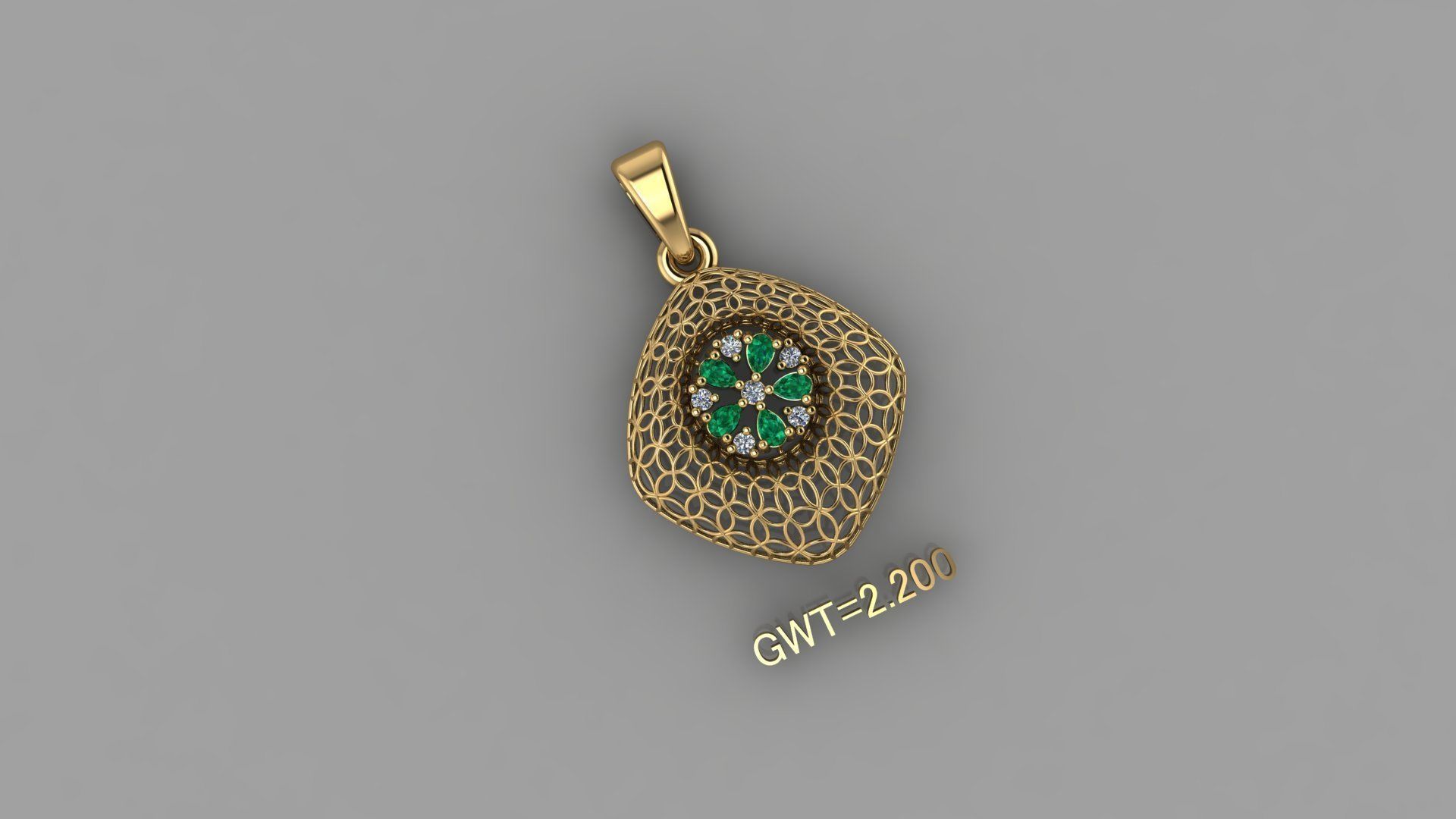 FASION PENDANT 3D model_4