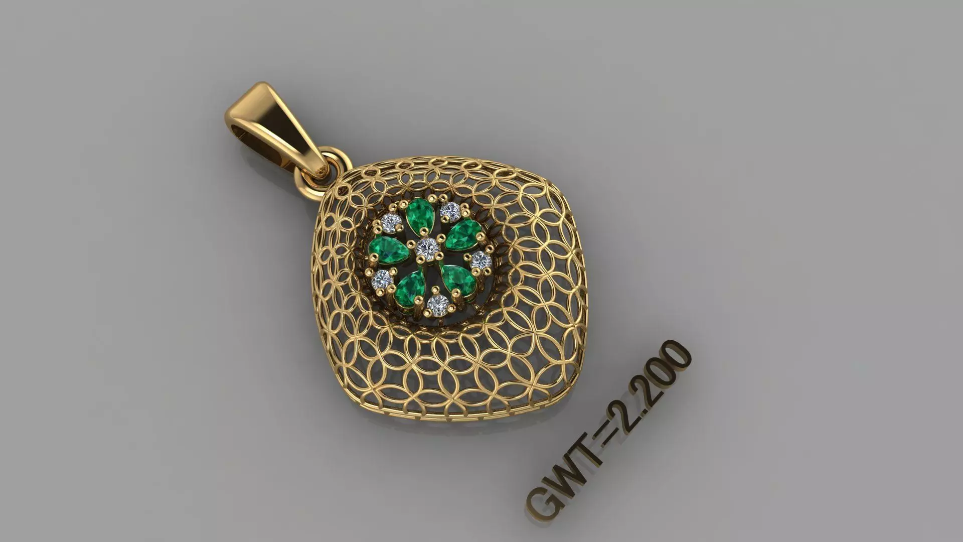 FASION PENDANT 3D model_0