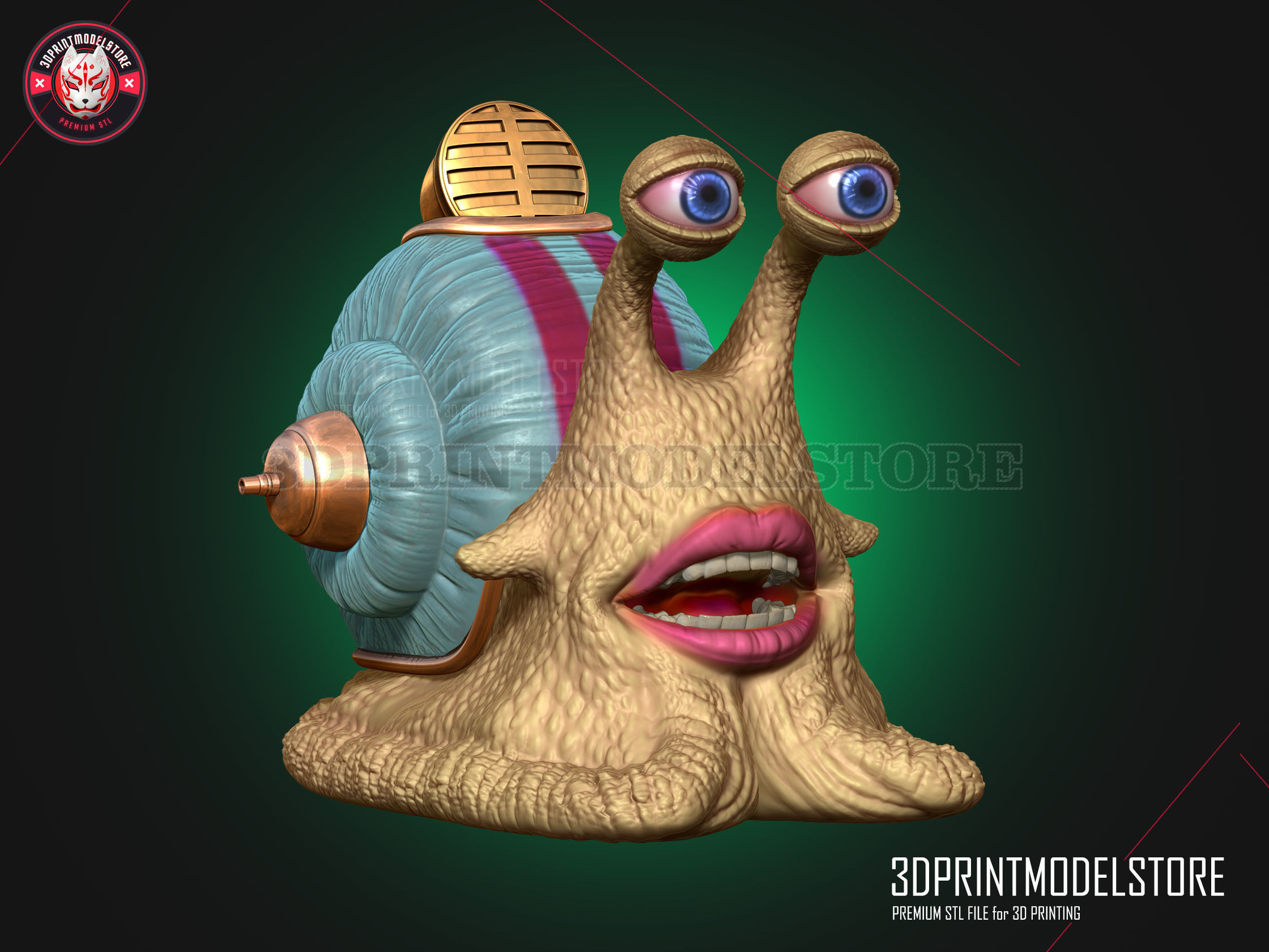 Den Den Mushi - Transponder Snail - One Piece Live Action 3D print model_3