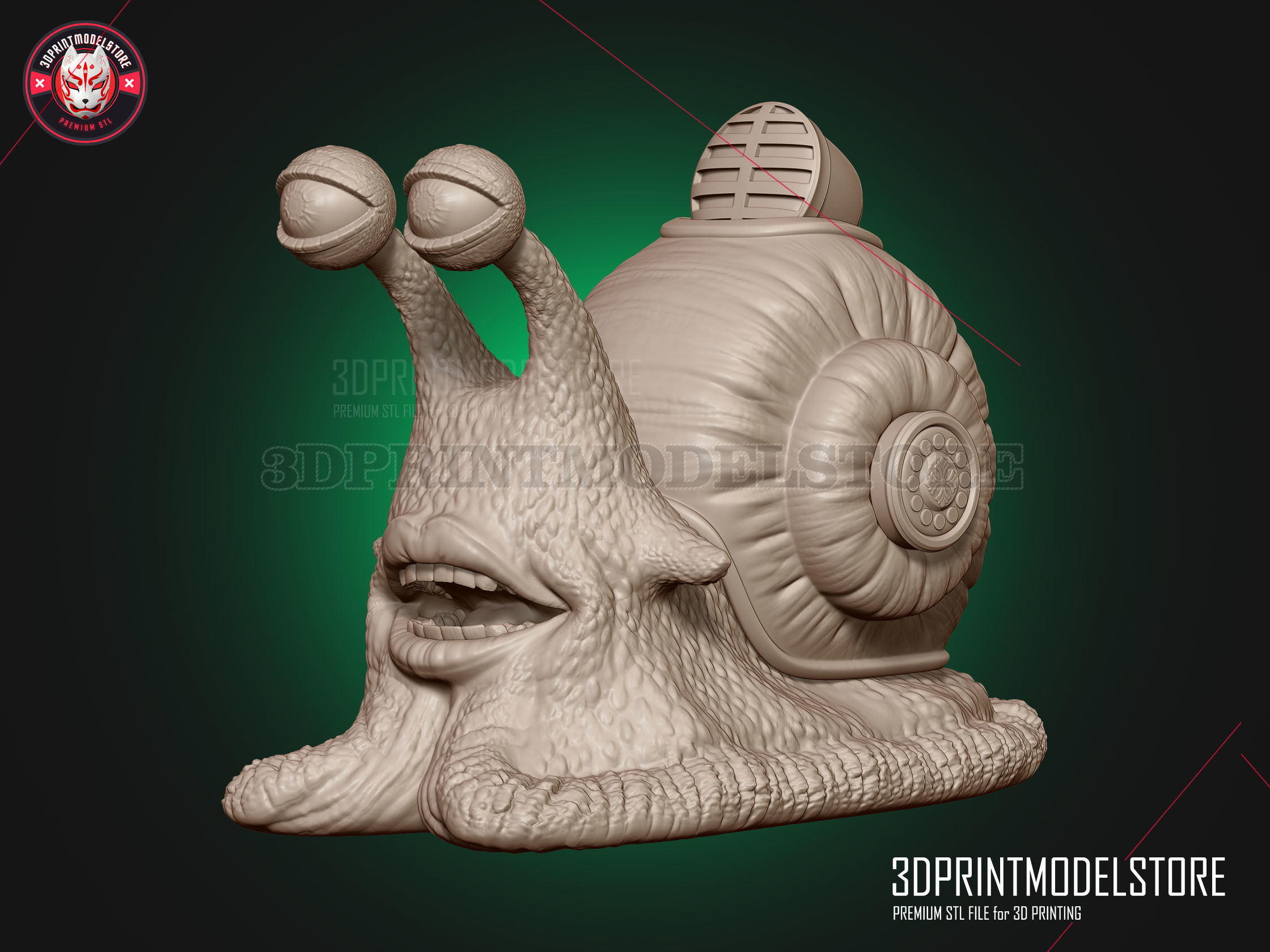 Den Den Mushi - Transponder Snail - One Piece Live Action 3D print model_7