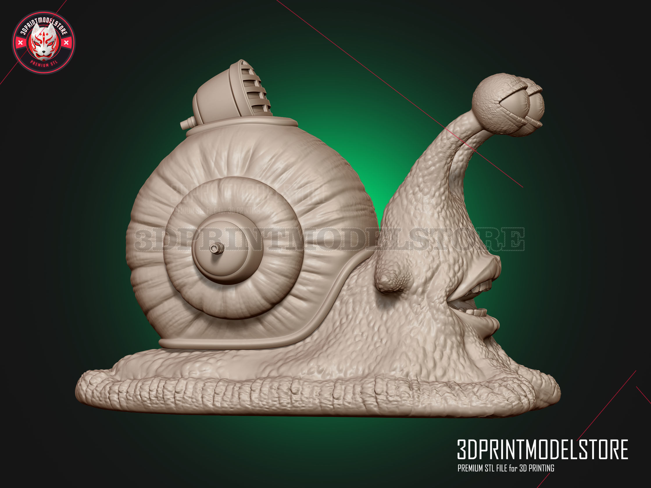 Den Den Mushi - Transponder Snail - One Piece Live Action 3D print model_8