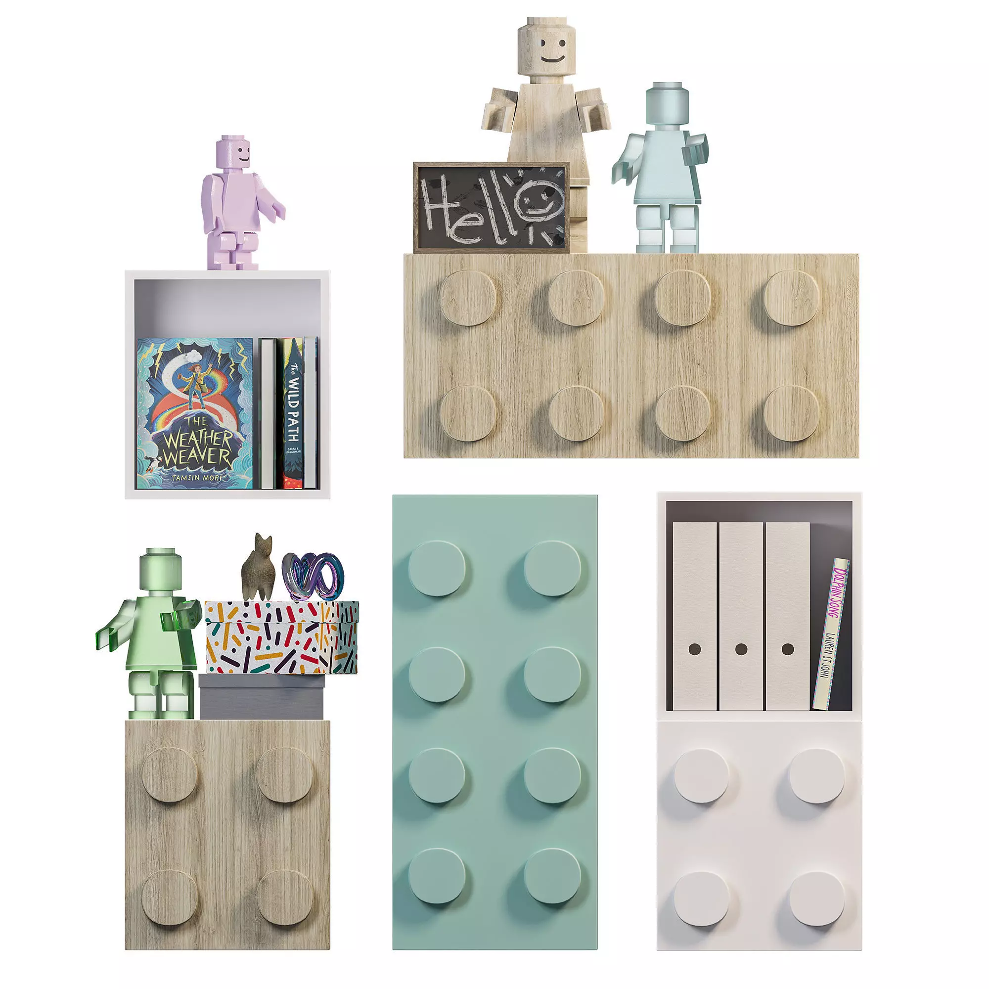 Lego Kids Furniture 3D model