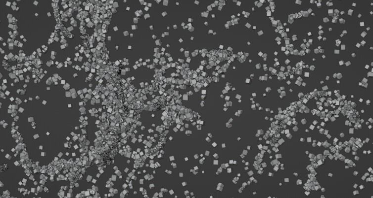 Particle Animations and Hyperbola 4th dimension Animation Free 3D model_8