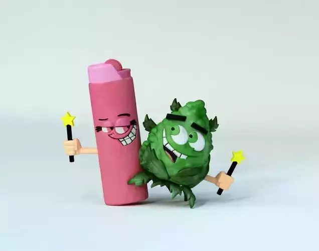 wanda and cosmo 3D print model