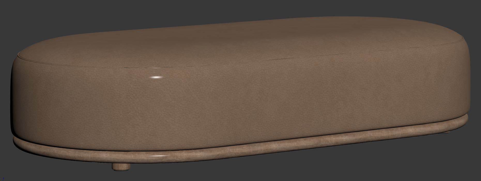 Cask XL Ottoman by Expormim 3D model_20