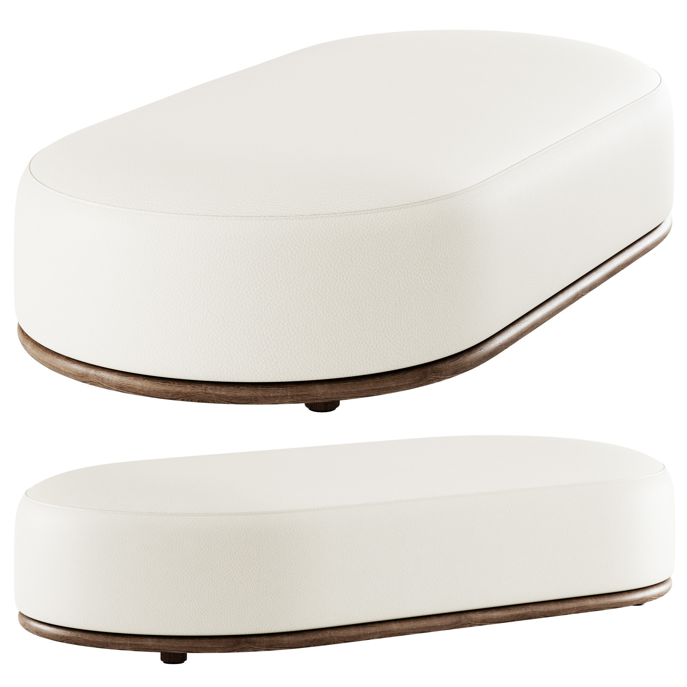 Cask XL Ottoman by Expormim 3D model_3