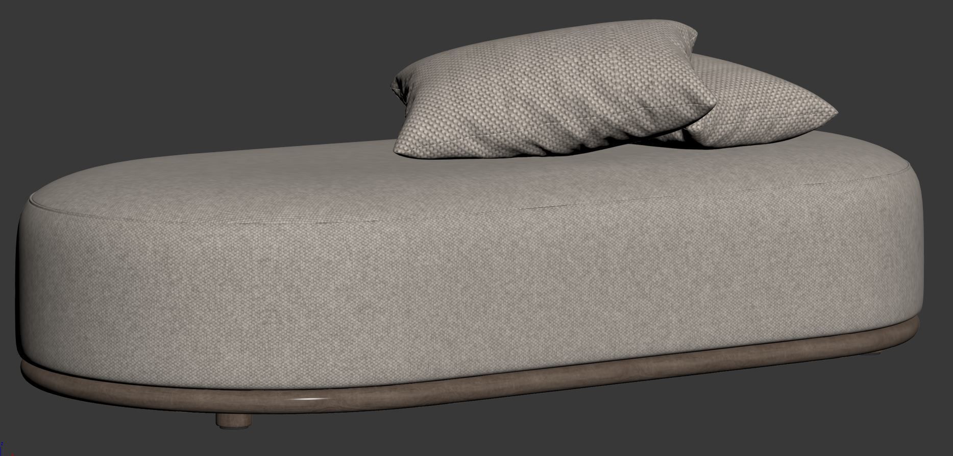 Cask XL Ottoman by Expormim 3D model_19