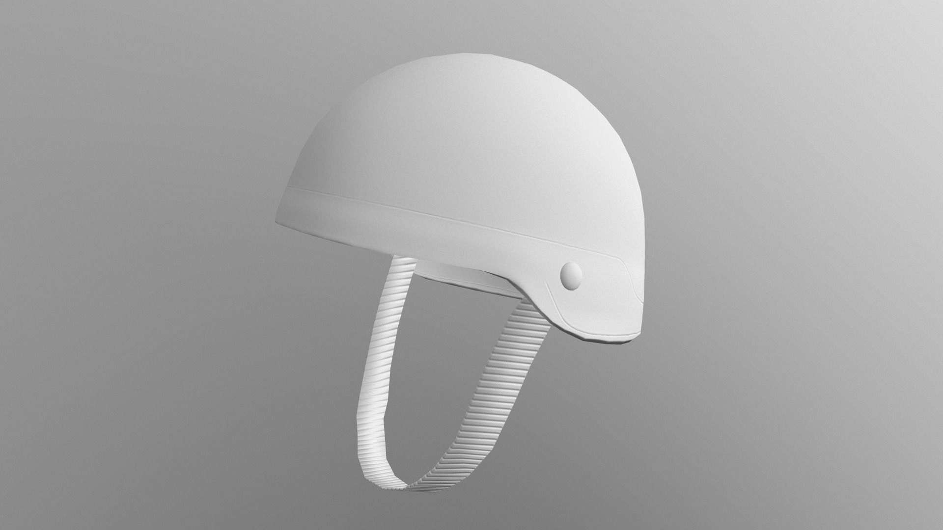 Army Helmet Low-poly 3D model_3