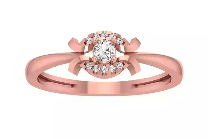 Unique  Wedding Engagement Ring for Women 3D print model
