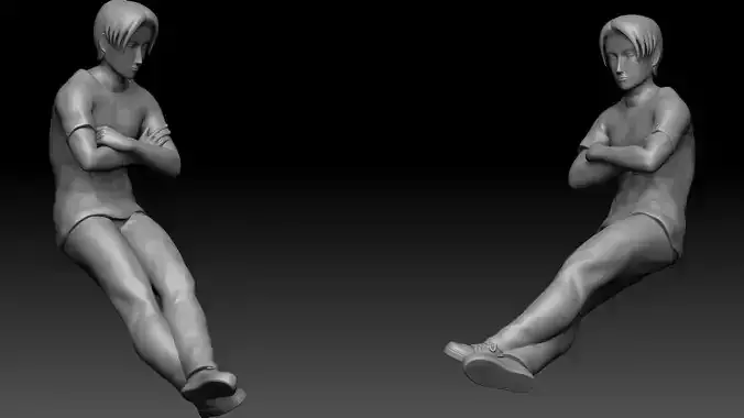 initial d 3D print model