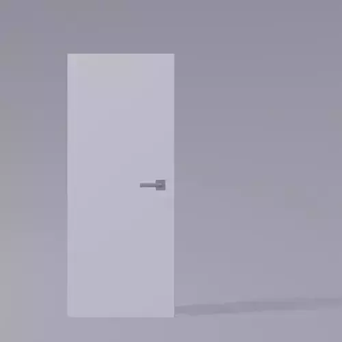 Simple door with handle