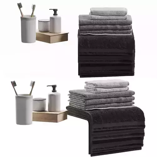 Towel Bathroom Set 03