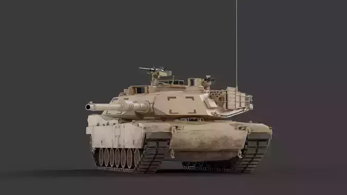M1A2 Abrams SEP American MBT 3D model