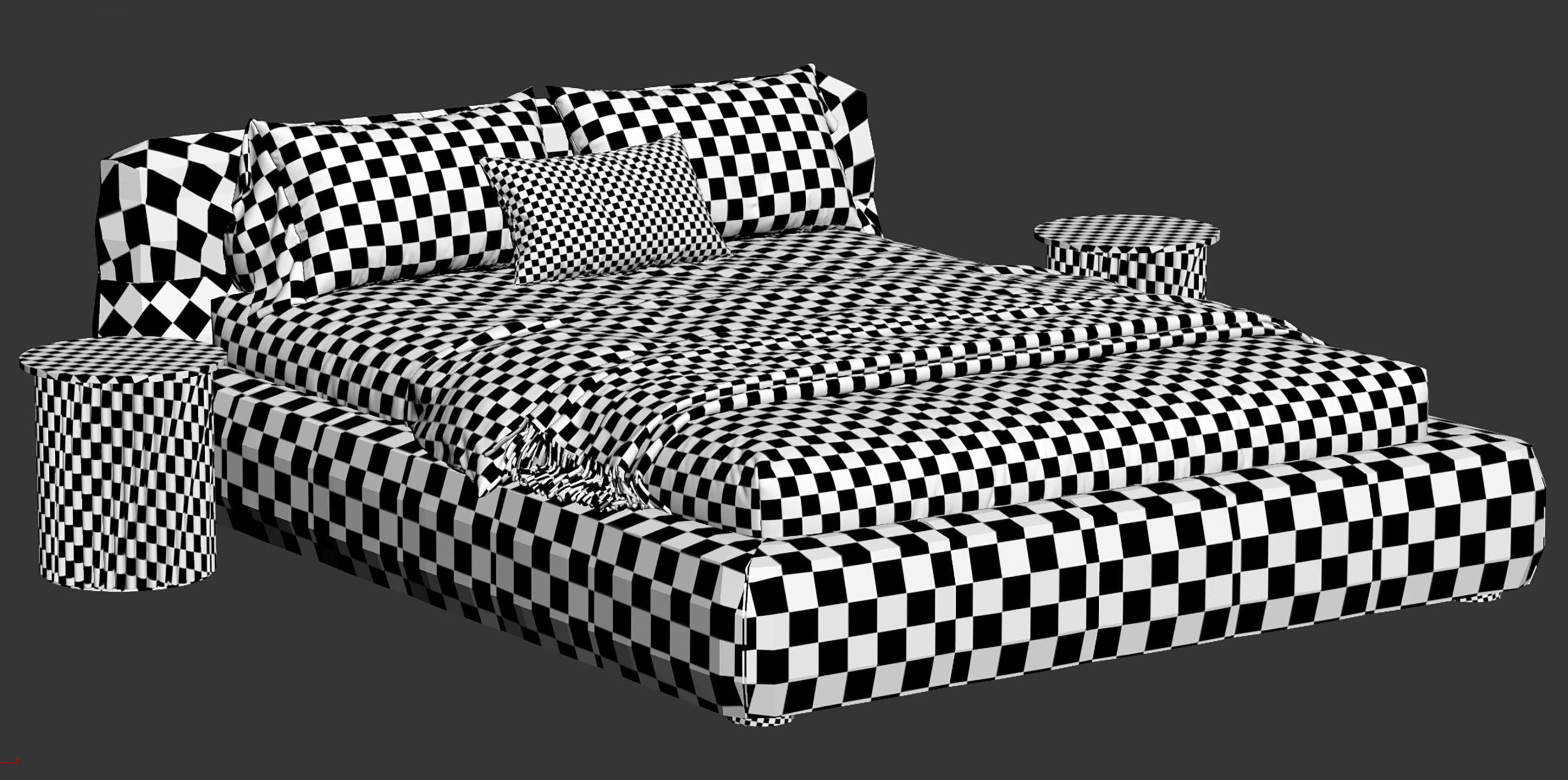 Bed BOSS DREAM 3D model_14