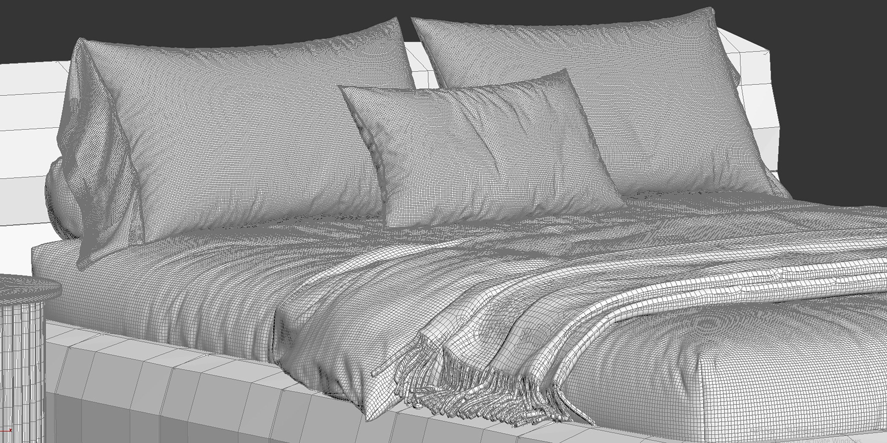 Bed BOSS DREAM 3D model_16