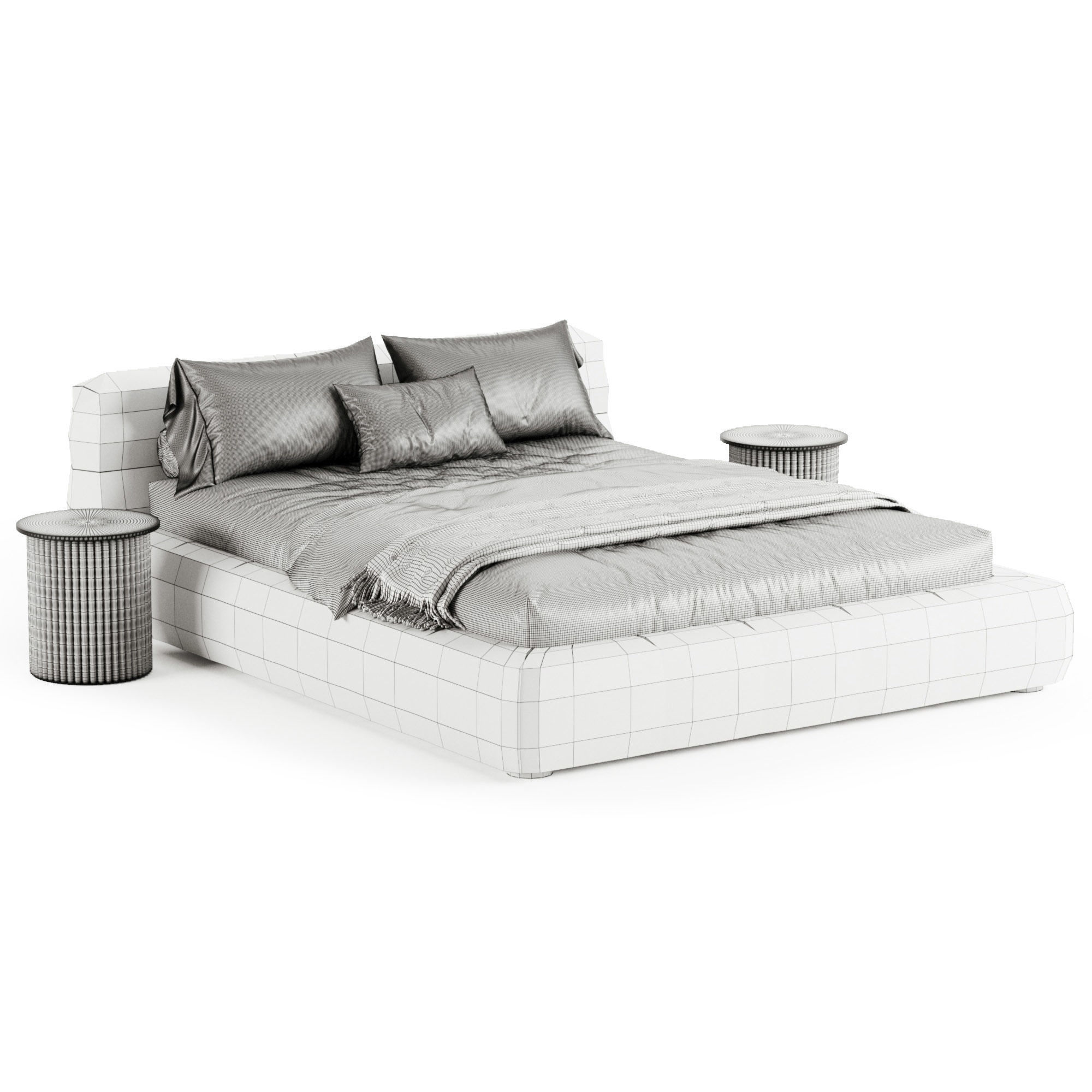 Bed BOSS DREAM 3D model_12