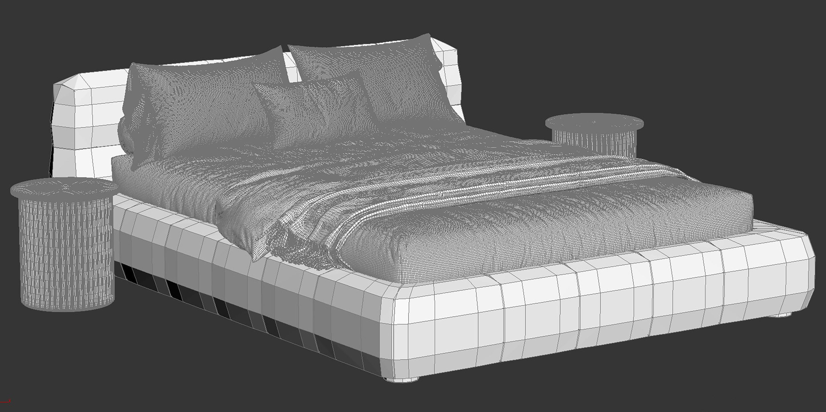 Bed BOSS DREAM 3D model_17