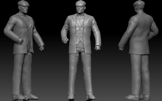 business man 2 3D print model