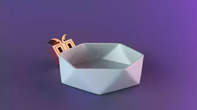 lowpoly bowl