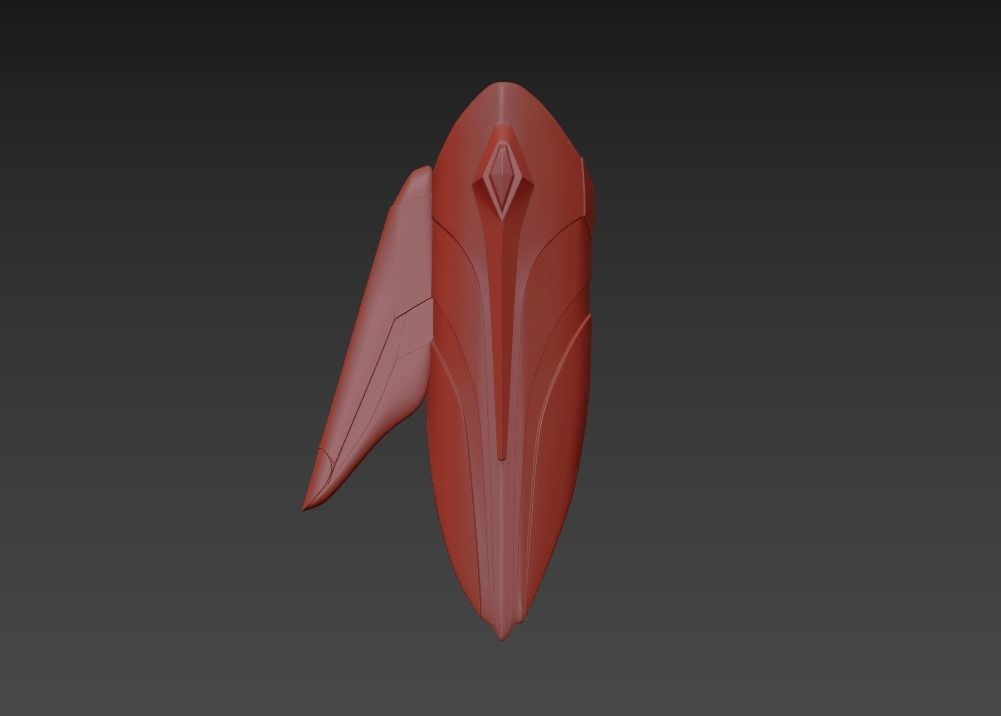 Ultraman Nexus breastplate 3D print model_4