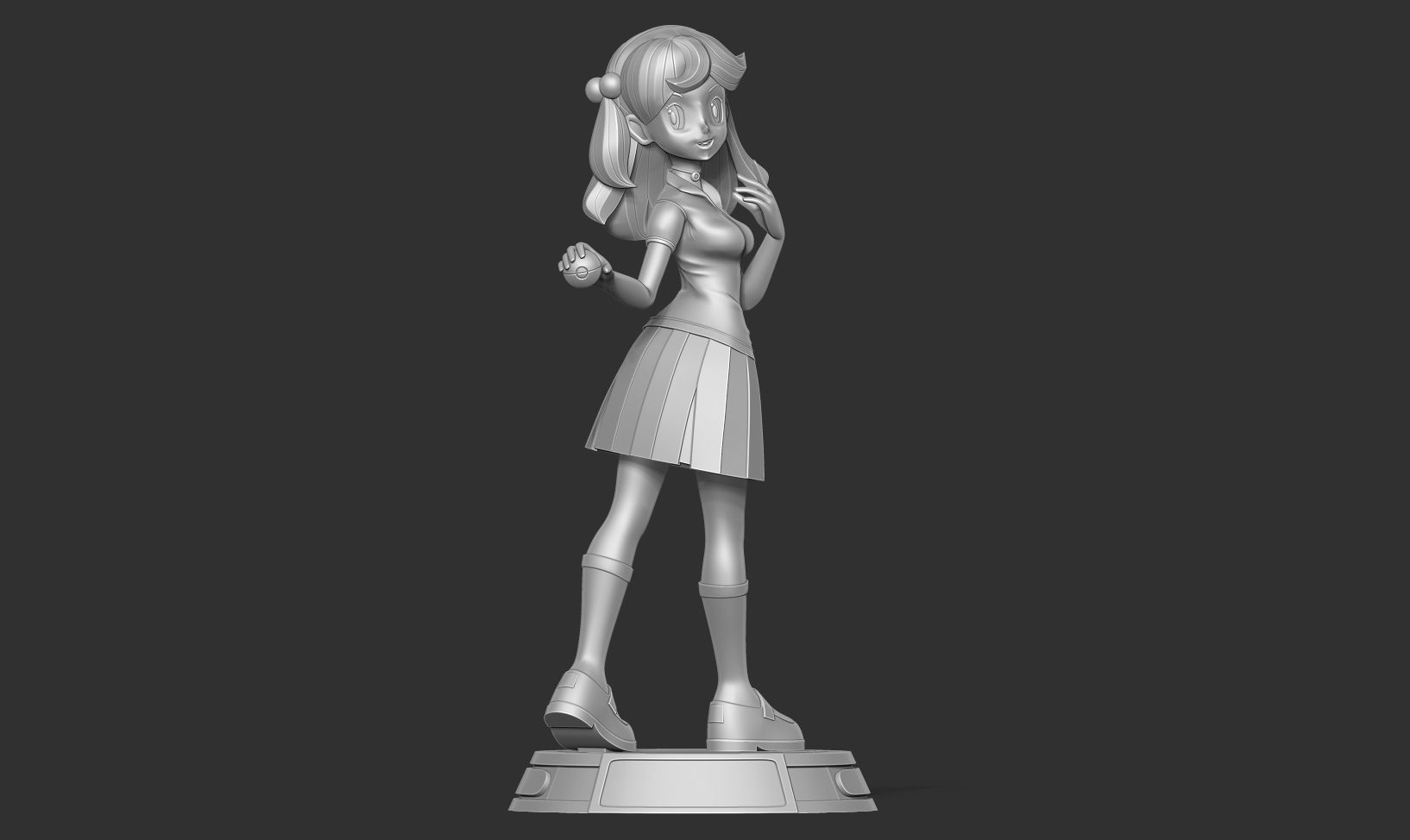 Lass - Pokemon Masters 3D print model_9