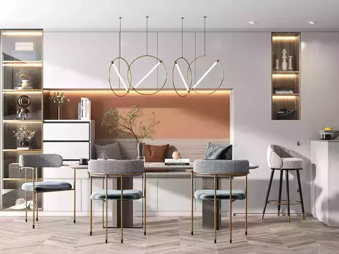 Modern Kitchen Interior Scene