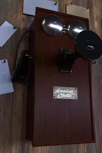 Antique crank phone