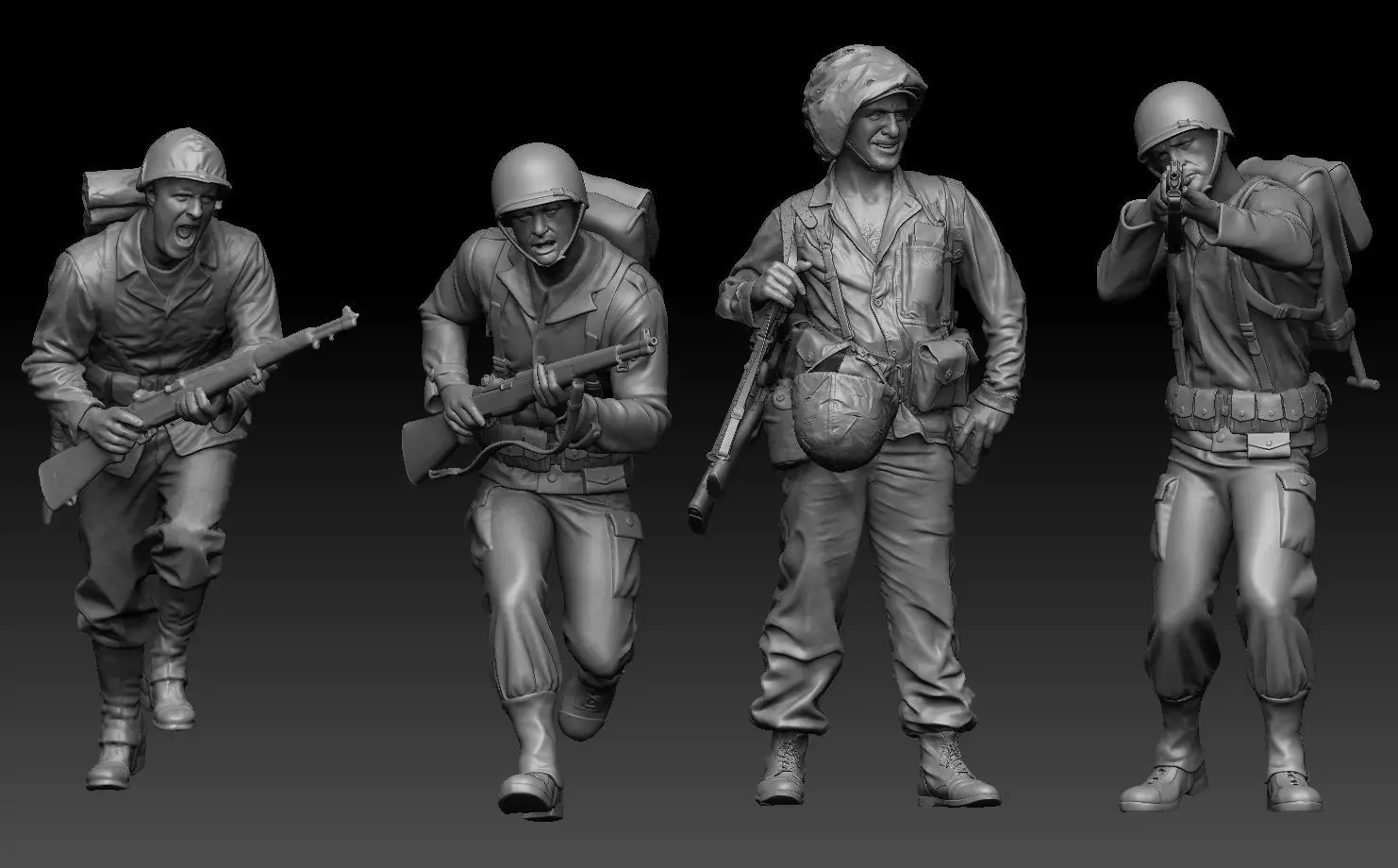 soldier pack 3D print model_0
