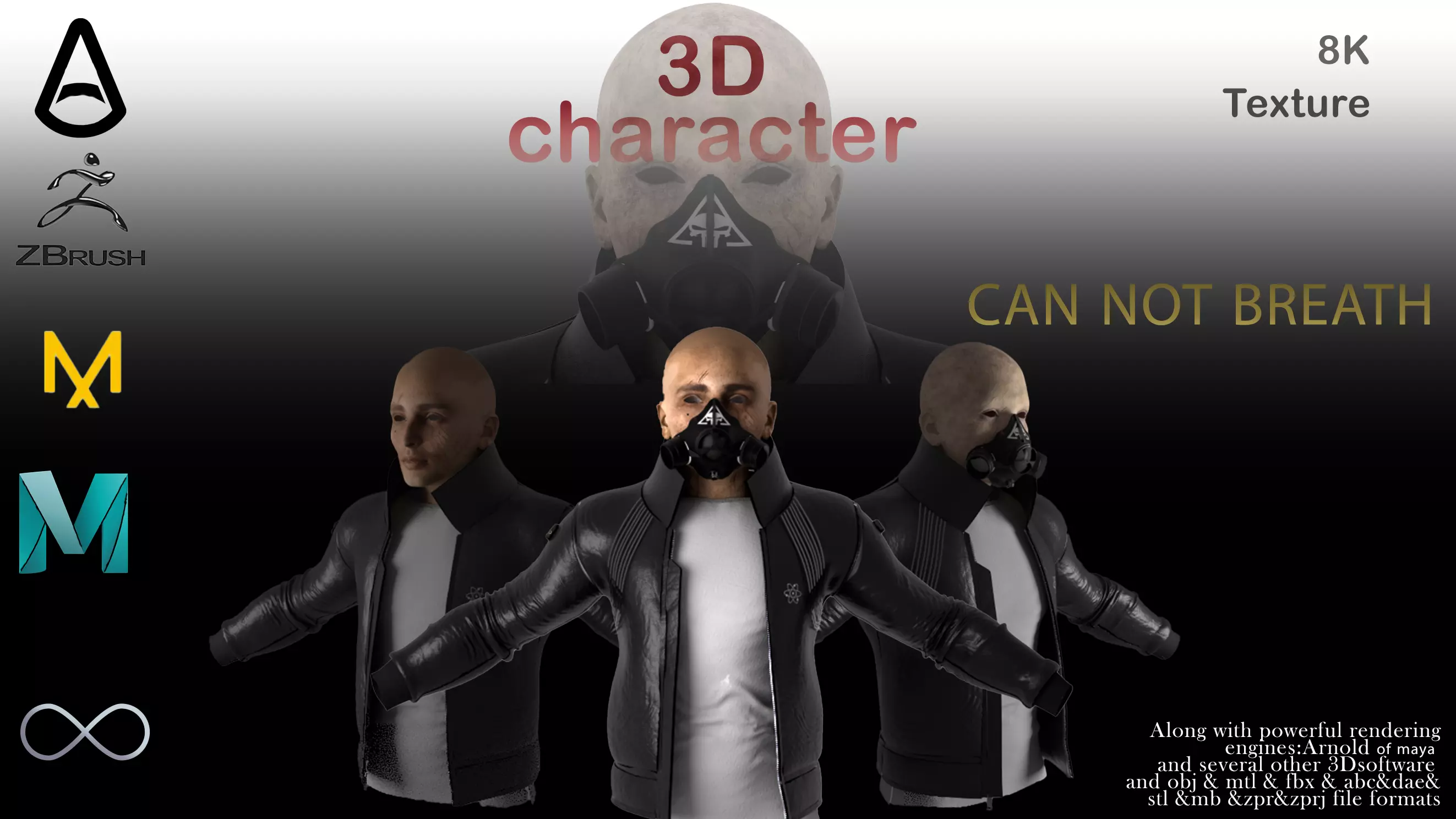 CAN NOT BREATH 3D model_0