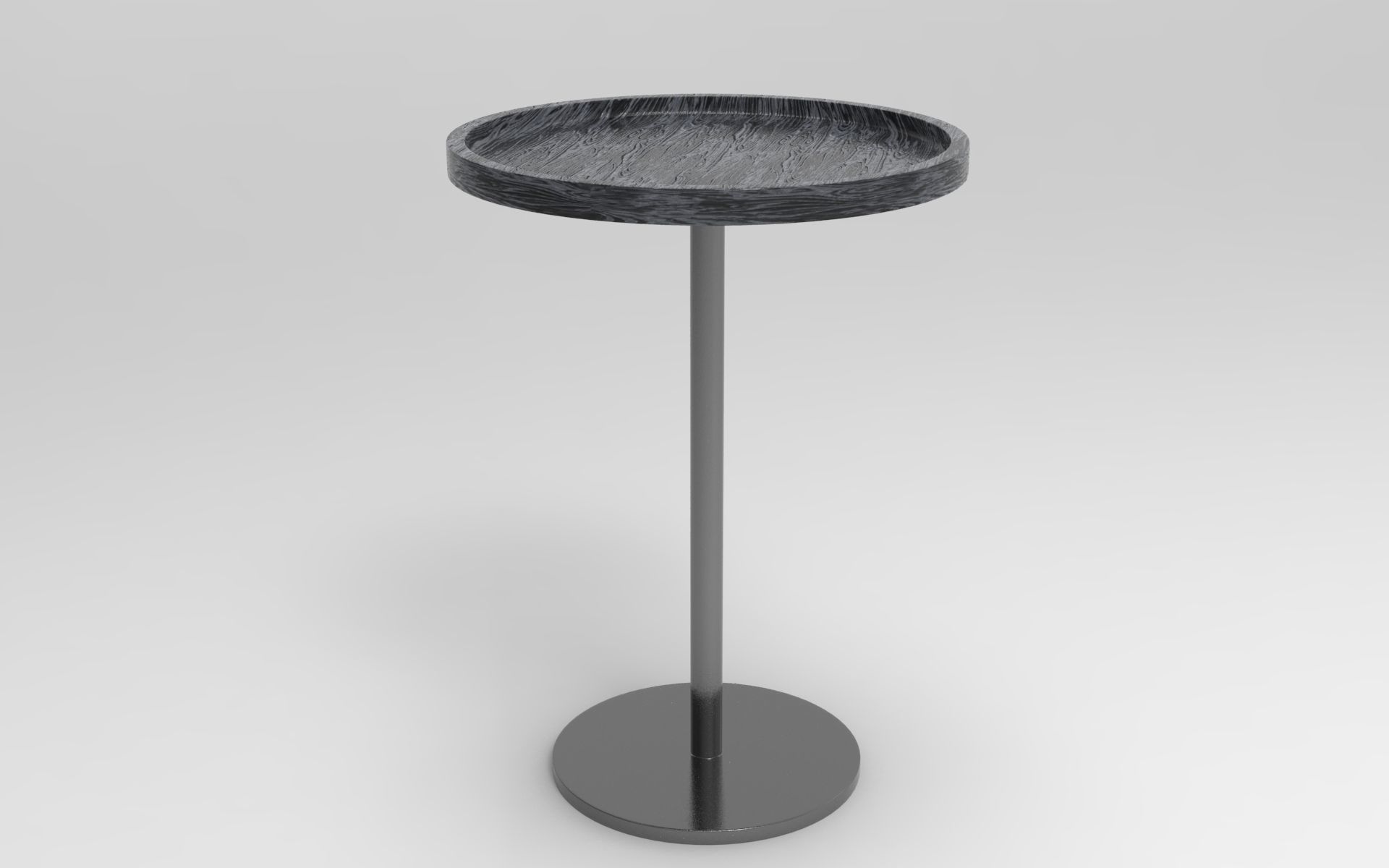 Serio Coffee Table Low-poly 3D model_2