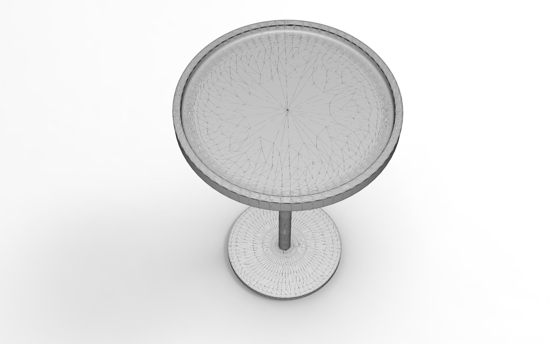 Serio Coffee Table Low-poly 3D model_6