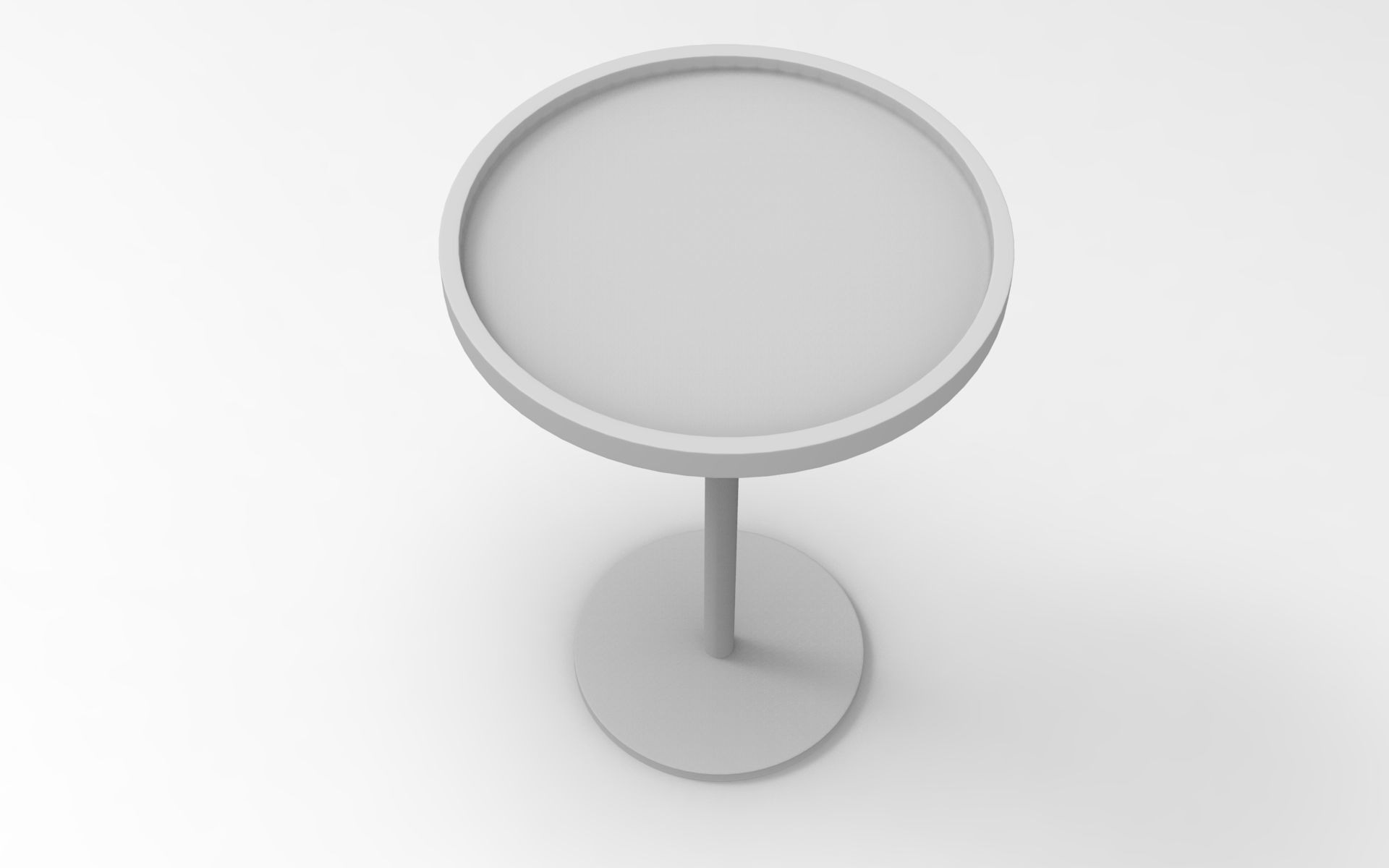 Serio Coffee Table Low-poly 3D model_8