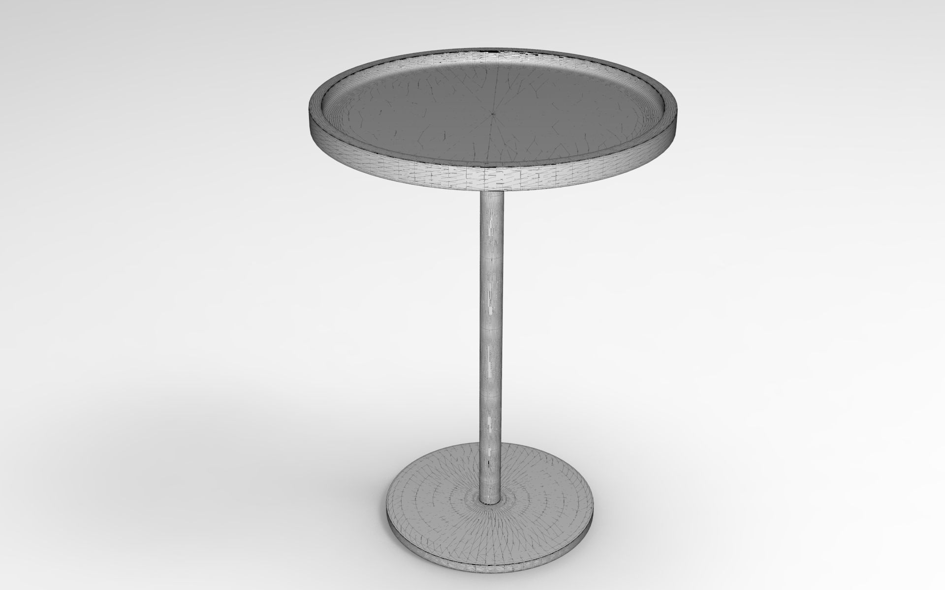 Serio Coffee Table Low-poly 3D model_5