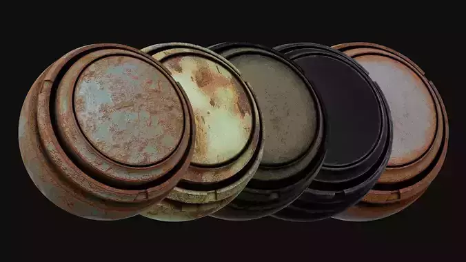 Painted Metal Substance Smart Materials Vol 2 