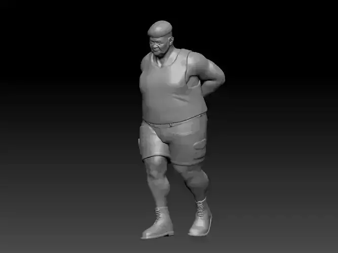 colonel walking 3D print model