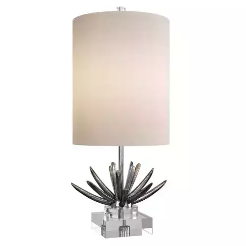 Uttermost Silver Lotus Accent Lamp