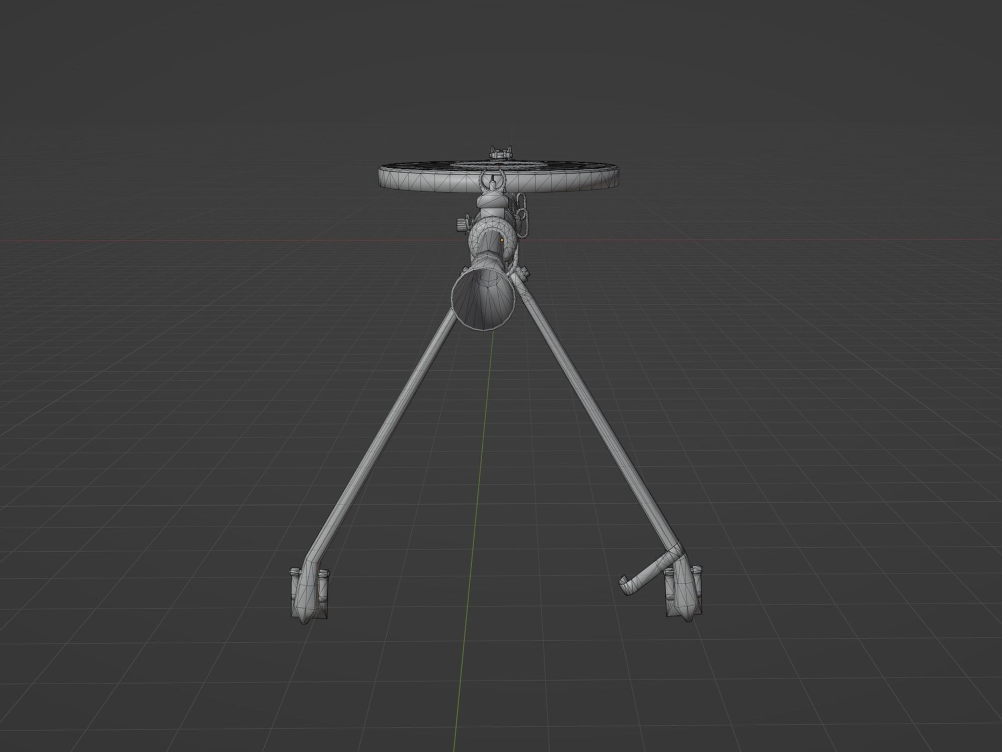 DP 27 LMG Low-poly 3D model_7